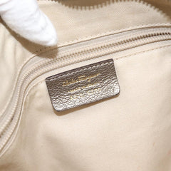 Salvatore Ferragamo Gancini Tote Leather