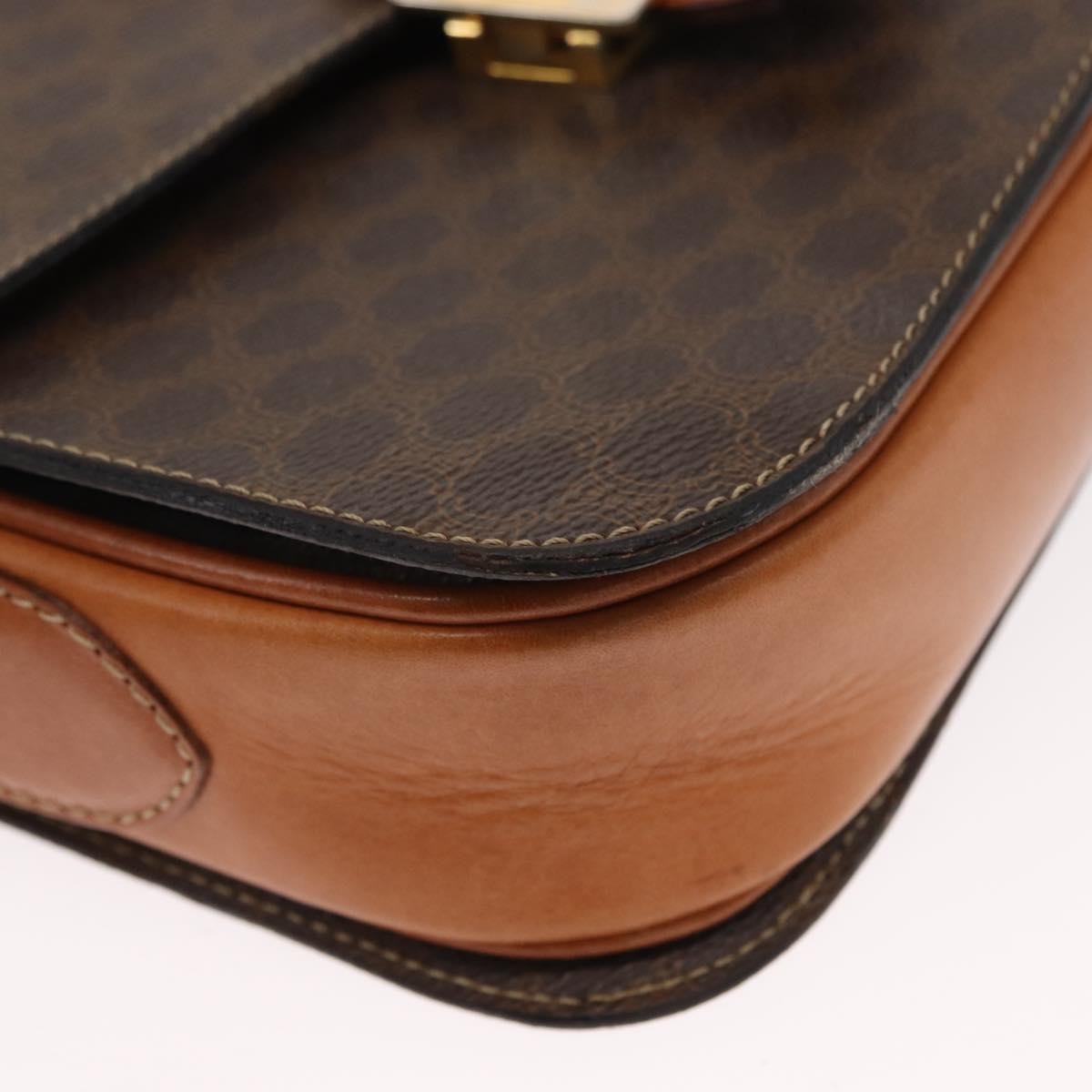 Celine Macadam Shoulder Bag PVC Leather