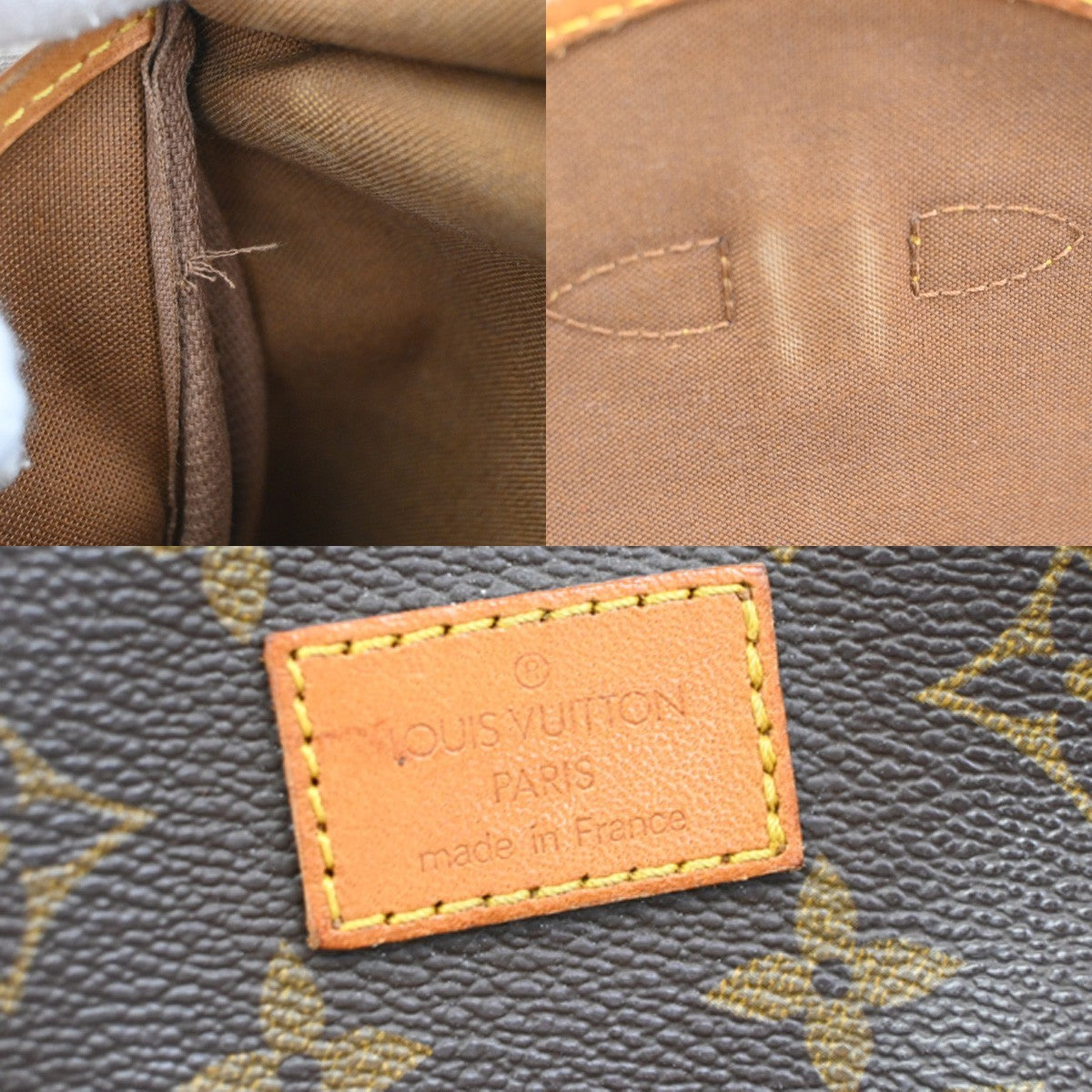 Louis Vuitton Saumur Handbag Monogram Canvas