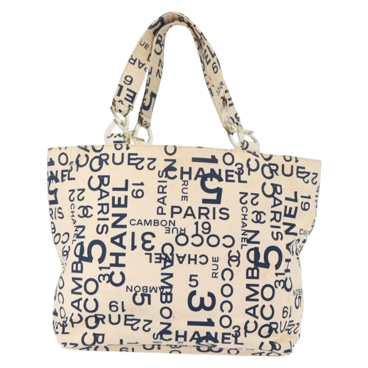 Chanel 31 Rue Cambon Beach Zip Tote Printed Canvas