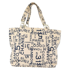 Chanel 31 Rue Cambon Beach Zip Tote Printed Canvas