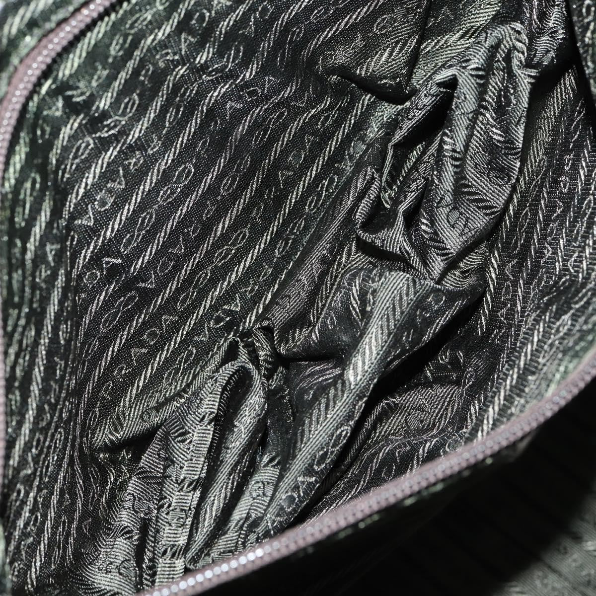 Prada Bowler Bag Canvas with Leather