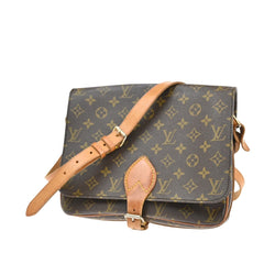 Louis Vuitton Cartouchiere Handbag Monogram Canvas