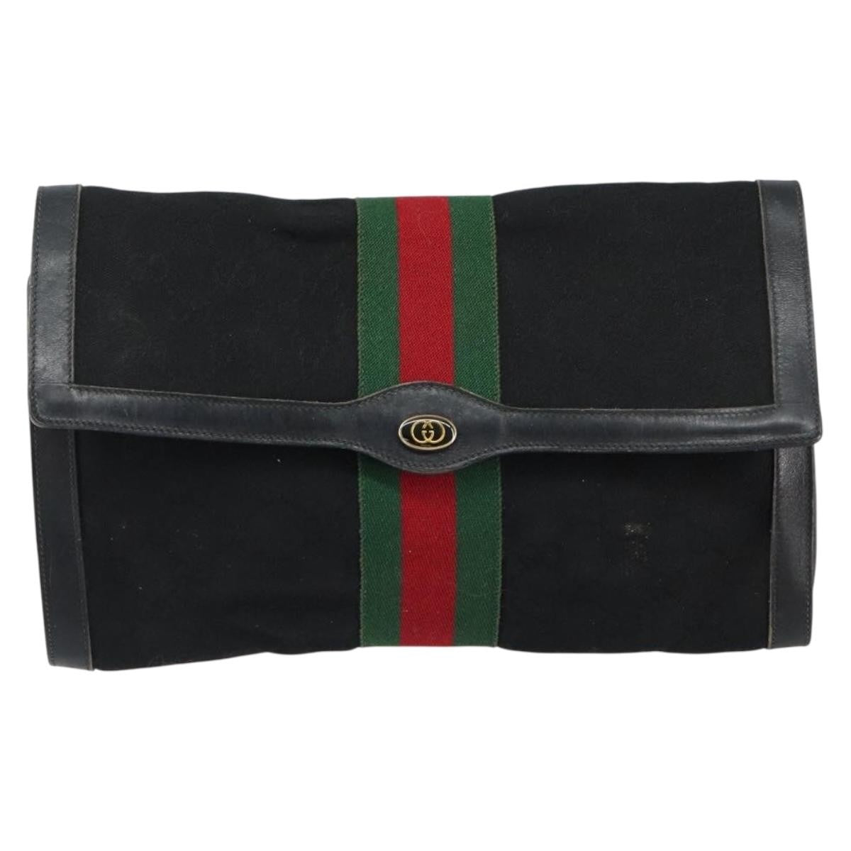 Gucci Sherry line pouch Canvas