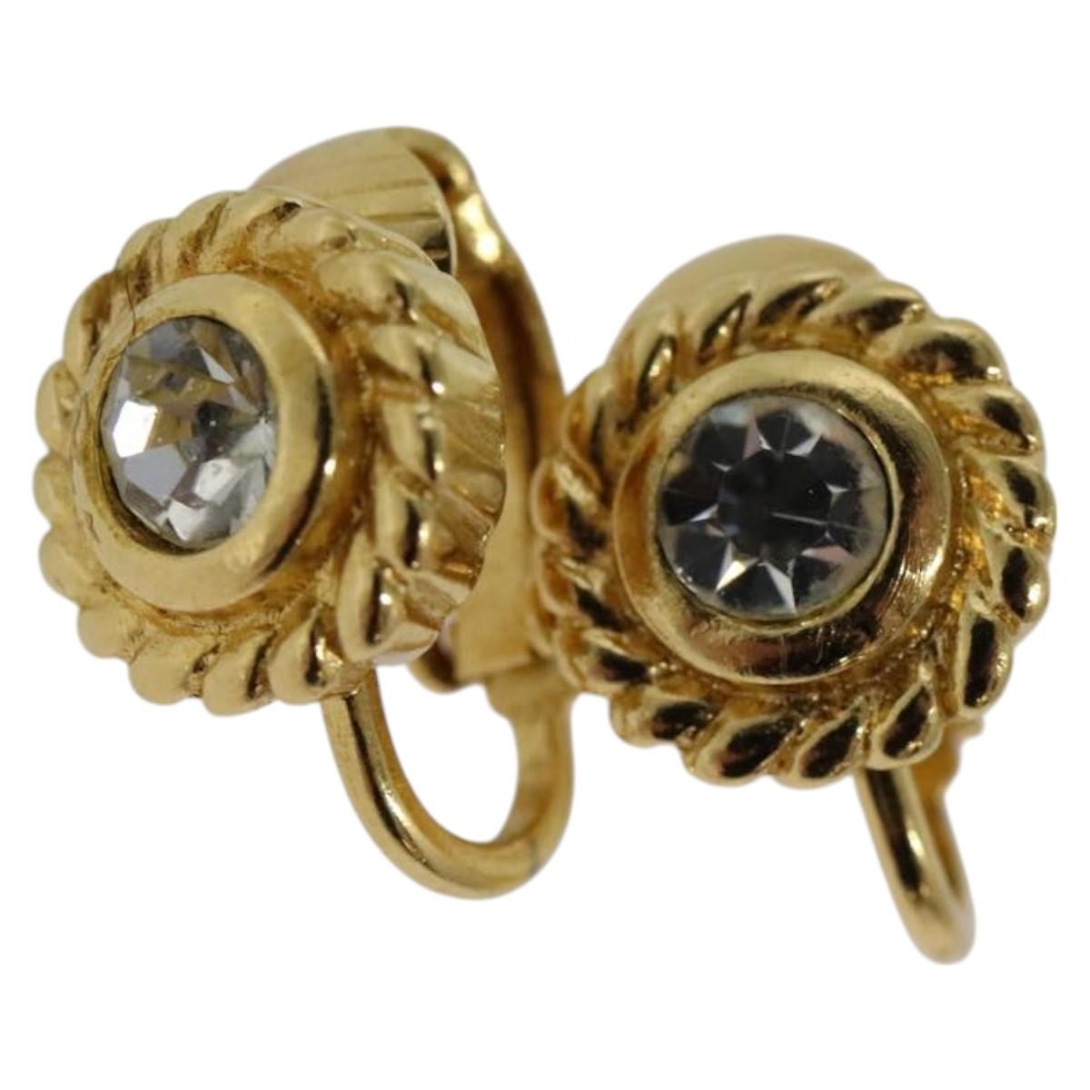 Christian Dior Vintage clip-on earrings Metal