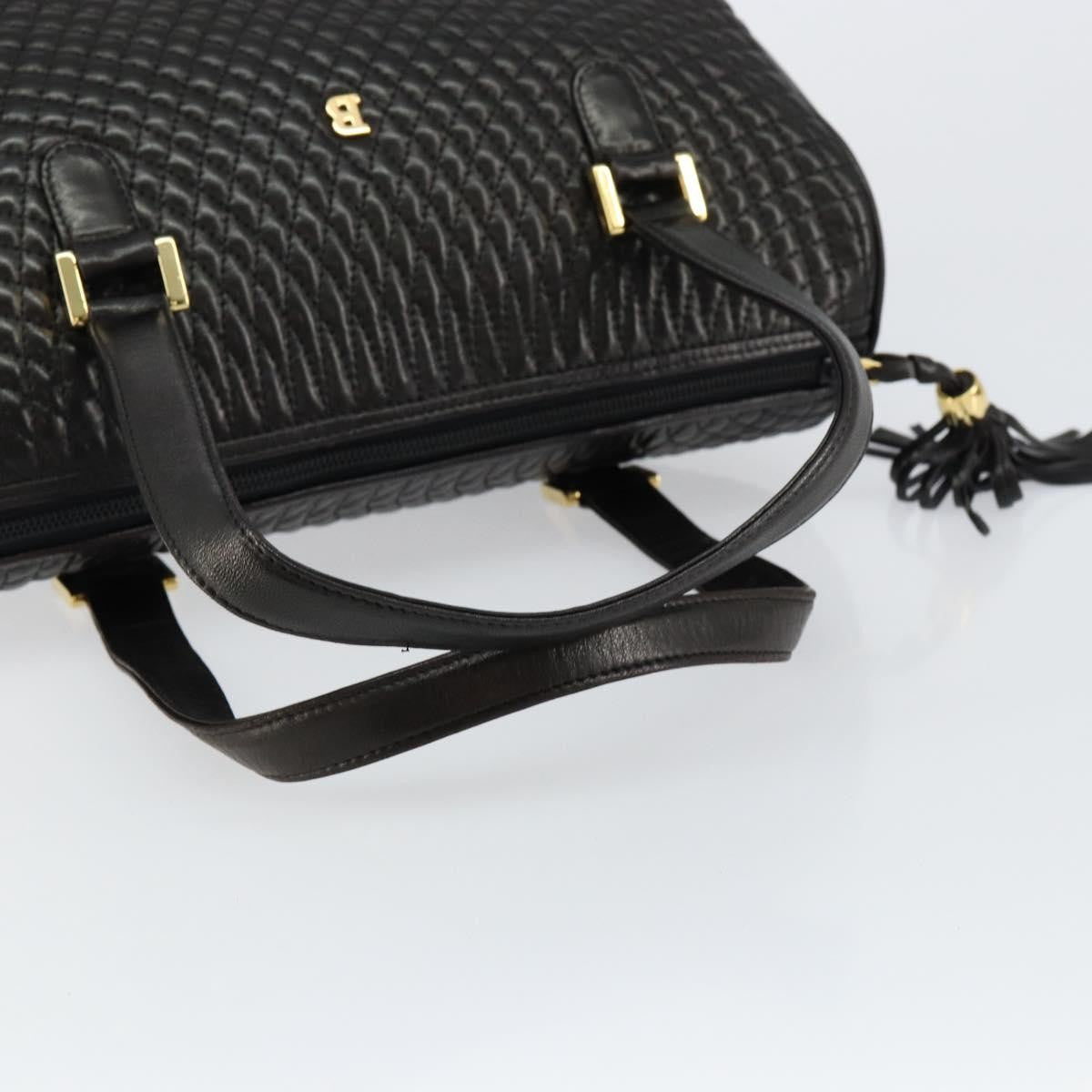 Bally Vintage Handbag Quilted Leather