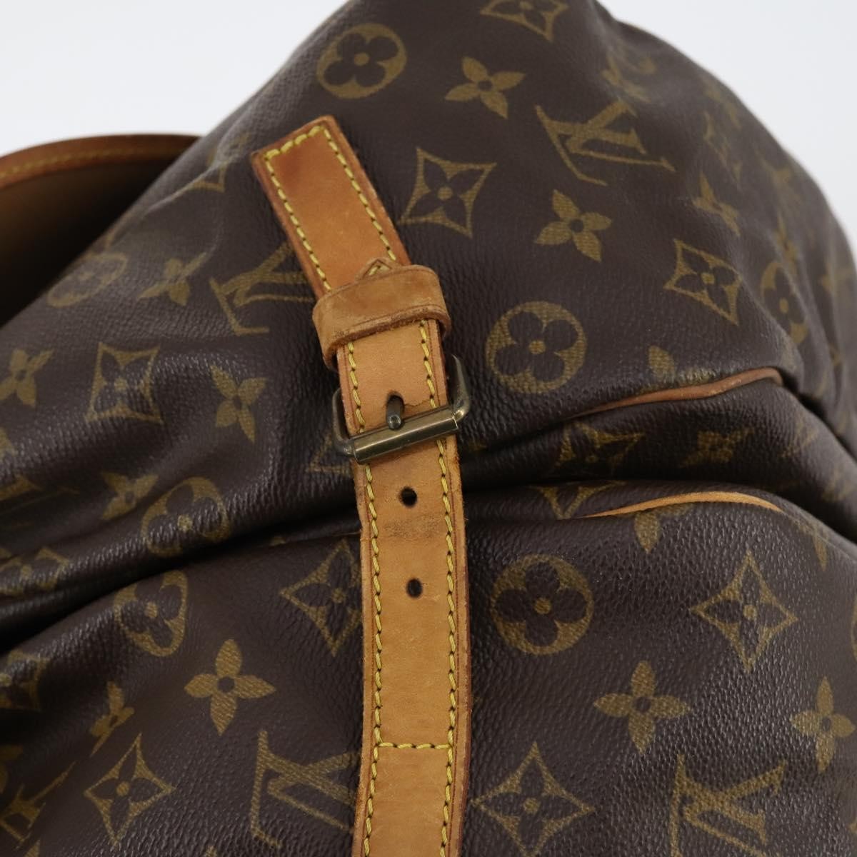 Louis Vuitton Saumur Handbag Monogram Canvas