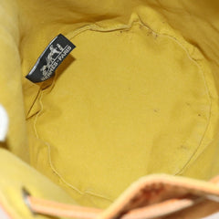 Hermes Polochon Mimile Drawstring Backpal Canvas