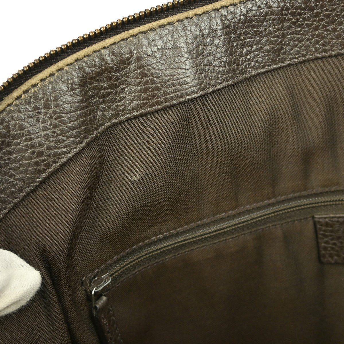 Gucci Britt Convertible Dome Satchel Leather