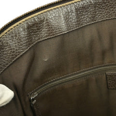 Gucci Britt Convertible Dome Satchel Leather