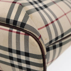 Burberry Nova Check Tote Canvas and Leather