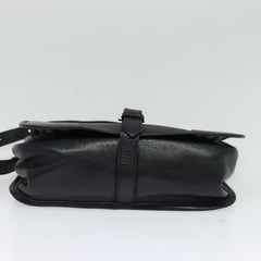 Burberry Flap Shoulder Bag Leather