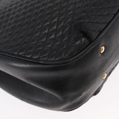 Bally Vintage Chain Shoulder Bag Quilted Leather