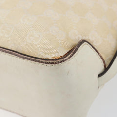 Gucci Belted Bucket Tote GG Canvas with Leather