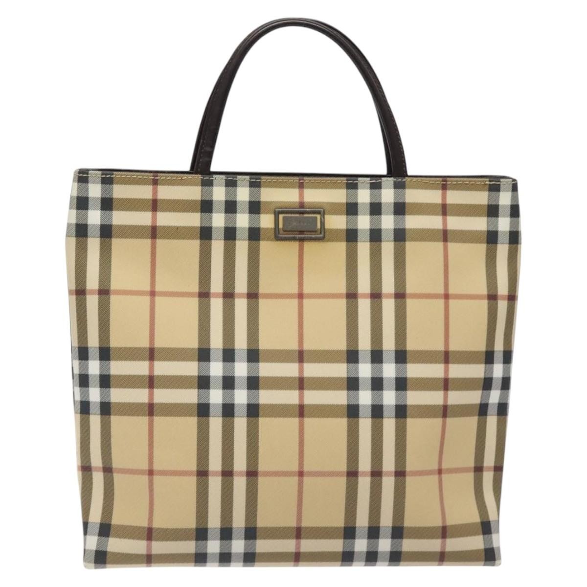 Burberry Nova Check Tote canvas check pattern