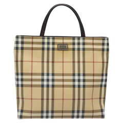 Burberry Nova Check Tote canvas check pattern