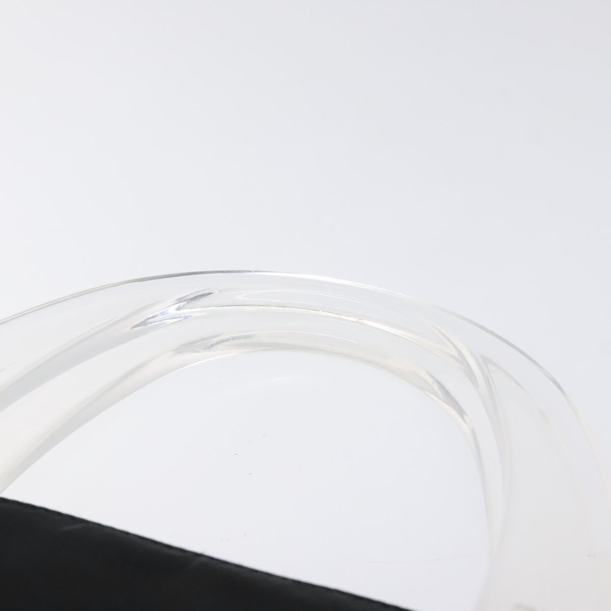 Prada Resin Handle Tote Tessuto