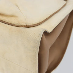 Gucci Bamboo Front Pocket Tote Canvas