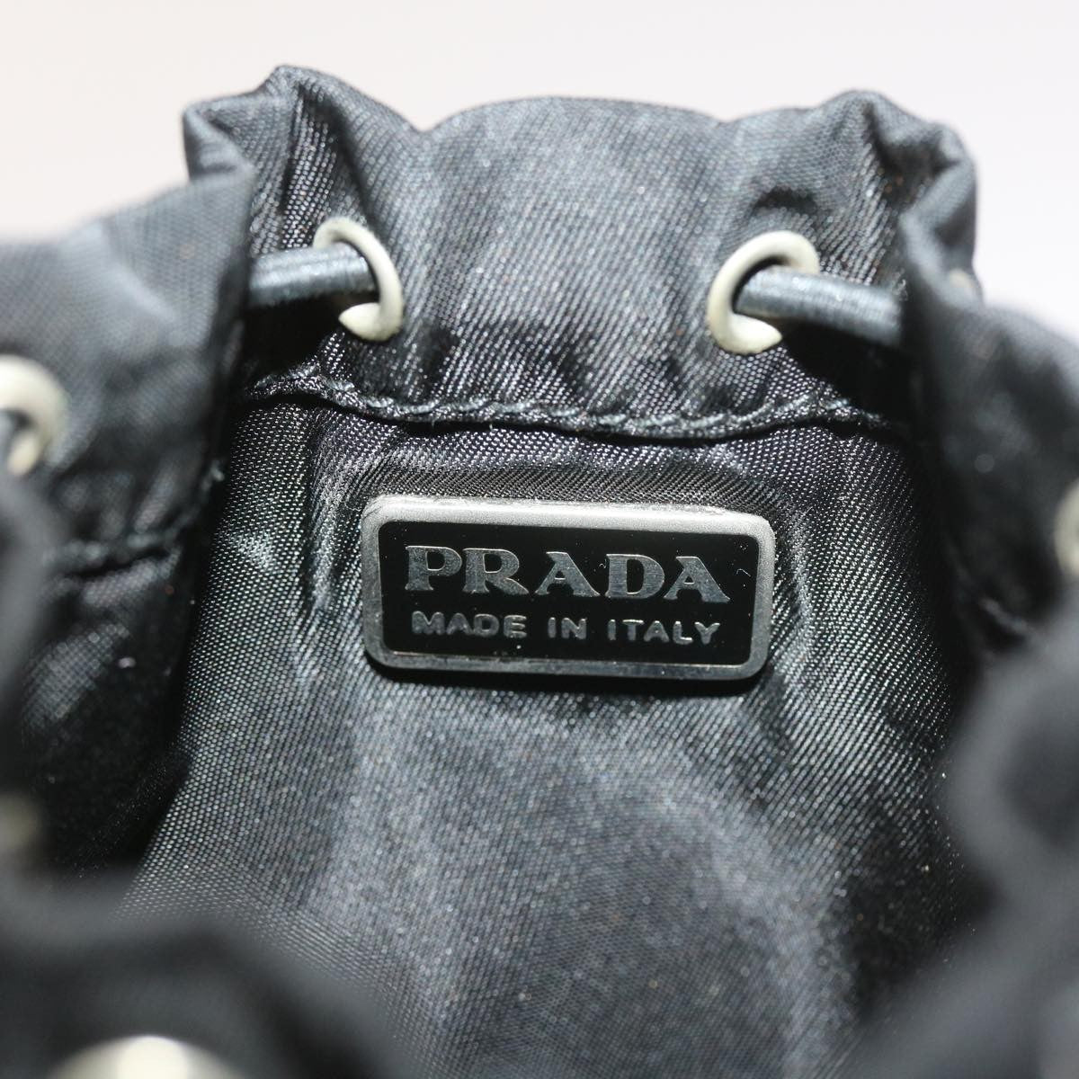 Prada Drawstring Crossbody Pouch Tessuto