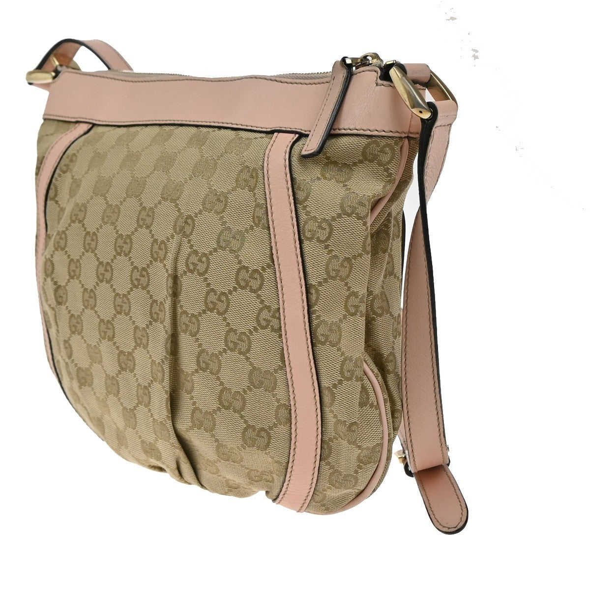 Gucci D-Ring Shoulder Bag (Outlet) GG Canvas