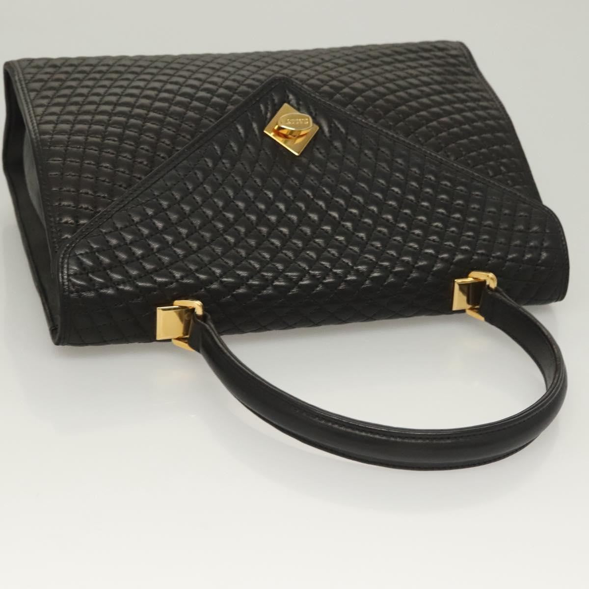 Bally Vintage Handbag Quilted Leather
