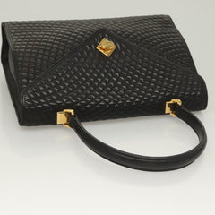 Bally Vintage Handbag Quilted Leather