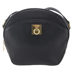 Celine Vintage Triomphe Shoulder Bag Leather