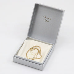 Christian Dior Collar Necklace Metal with Faux Pearls