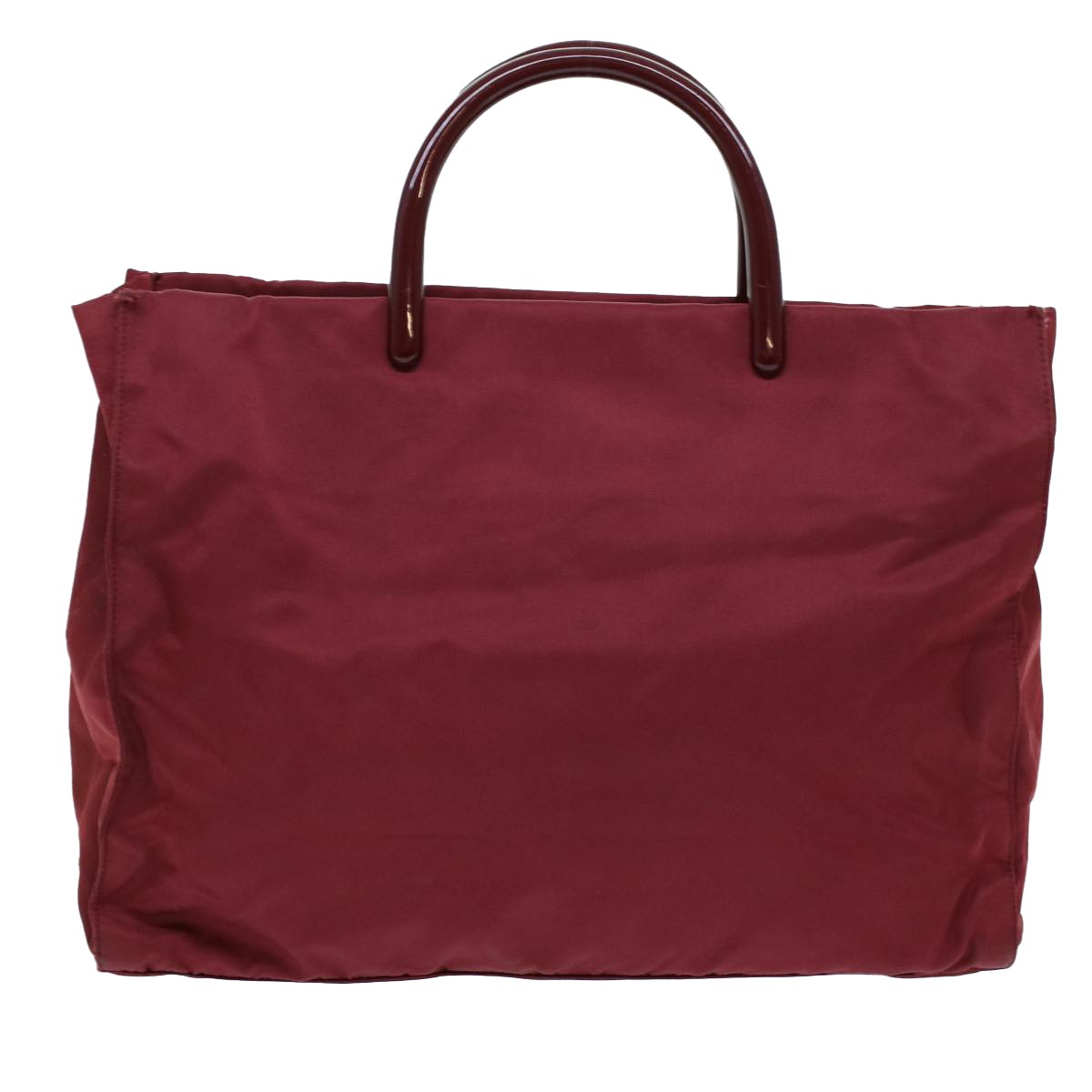 Prada Grommet Lock Flap Chain Shoulder Bag Leather