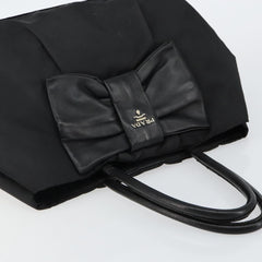 Prada Bow Tote Tessuto with Leather