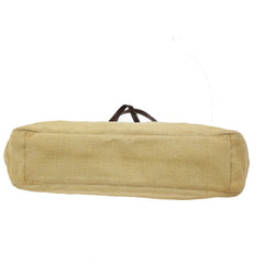 Chanel Vintage CC Tote Canvas with Leather