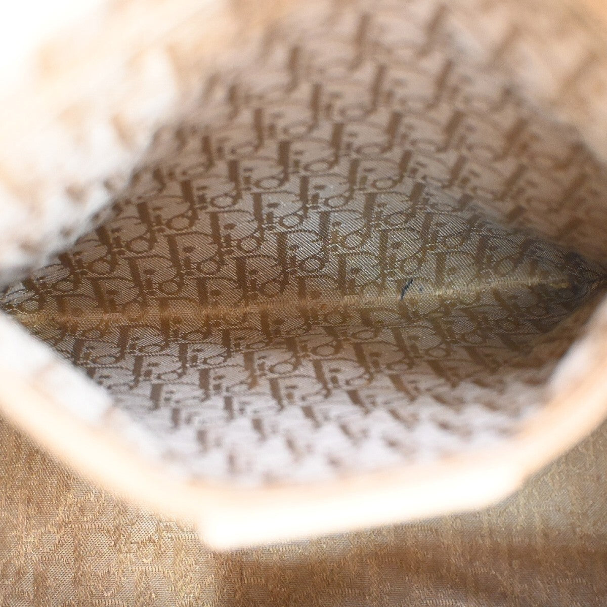 Christian Dior Lady Cannage Tote Leather