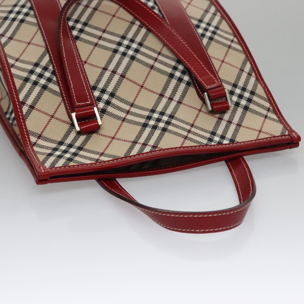 Burberry Nova Check Tote Canvas and Leather
