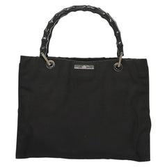Gucci Vintage Bamboo Handle Tote Nylon