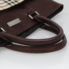 Burberry Nova Check Tote Nylon