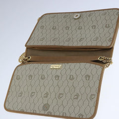 Christian Dior Vintage Honeycomb chain Canvas