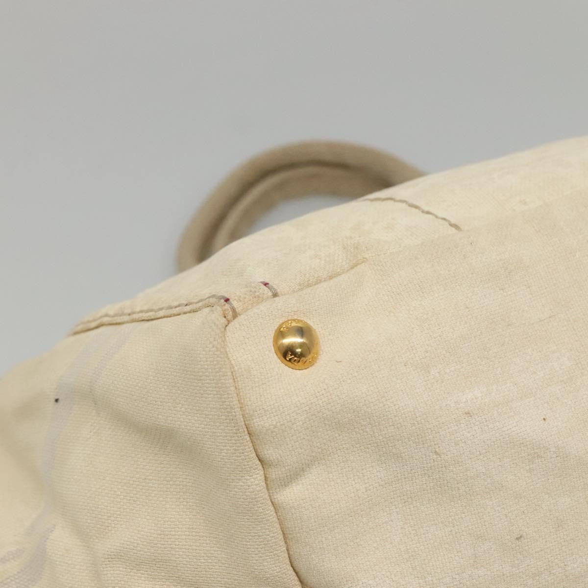 Prada Canapa Convertible Tote Canvas