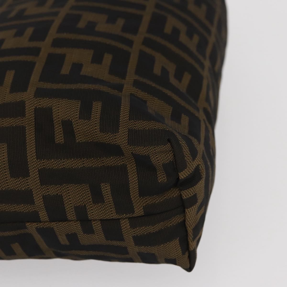 Fendi Logo Zucca Clutch PVC Leather