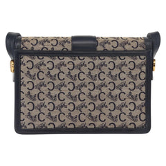 Celine C Sulky Shoulder bag Canvas and Leather