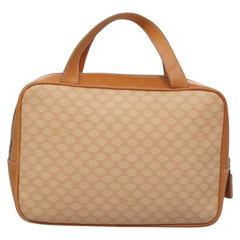 Celine Vintage Macadam Handbag Canvas and Leather