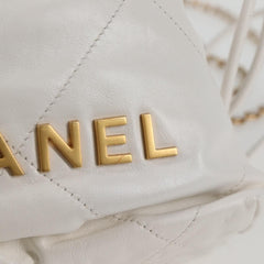 Chanel 22 Chain Hobo Quilted lambskin