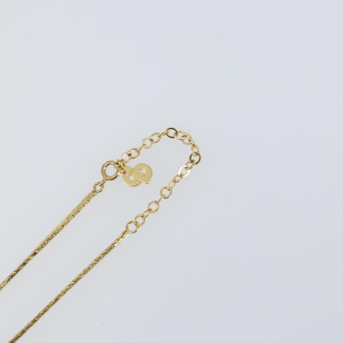 Christian Dior CD Logo necklace Metal