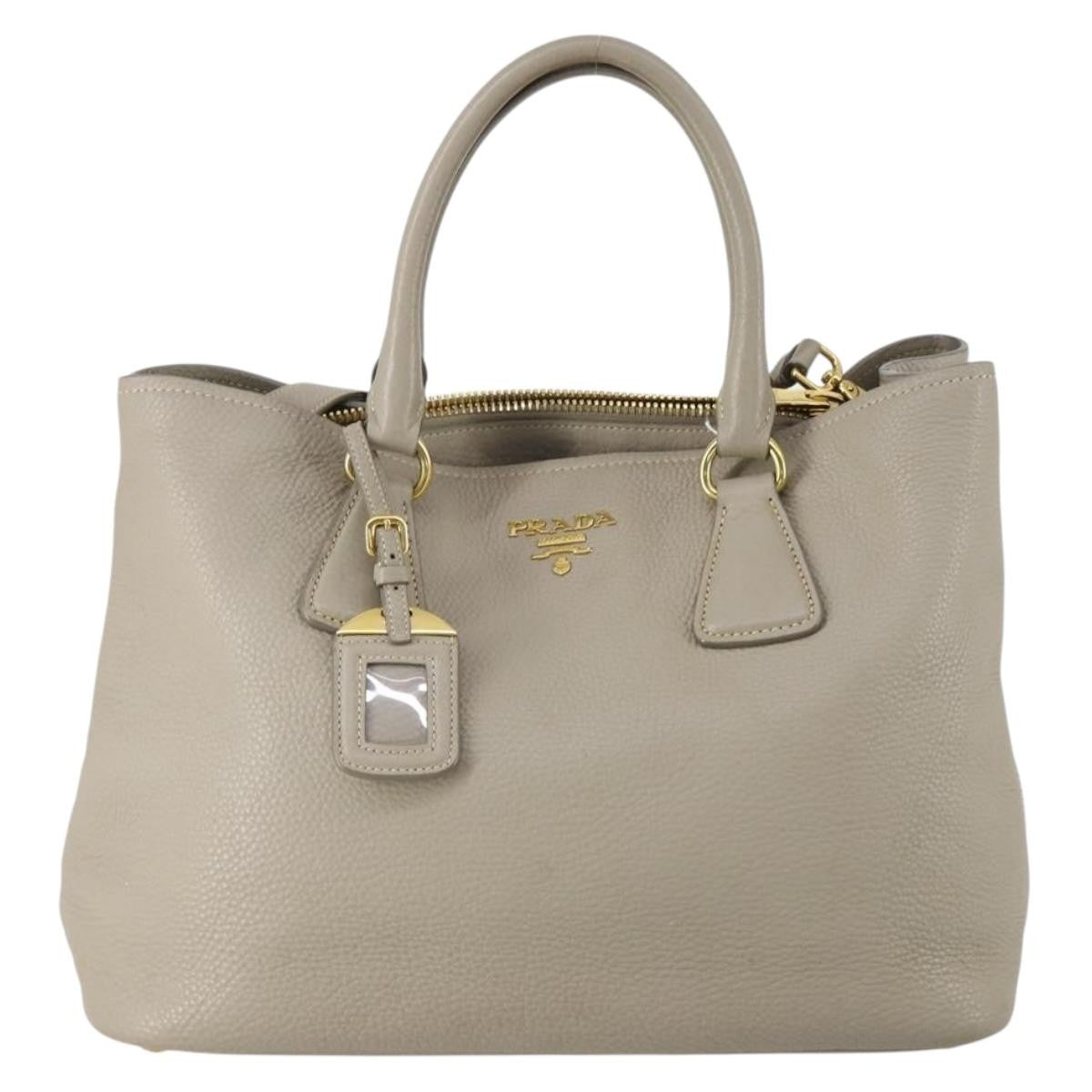 Prada Convertible Shopper Tote Vitello Daino
