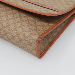 Celine Macadam Shoulder Bag PVC Leather