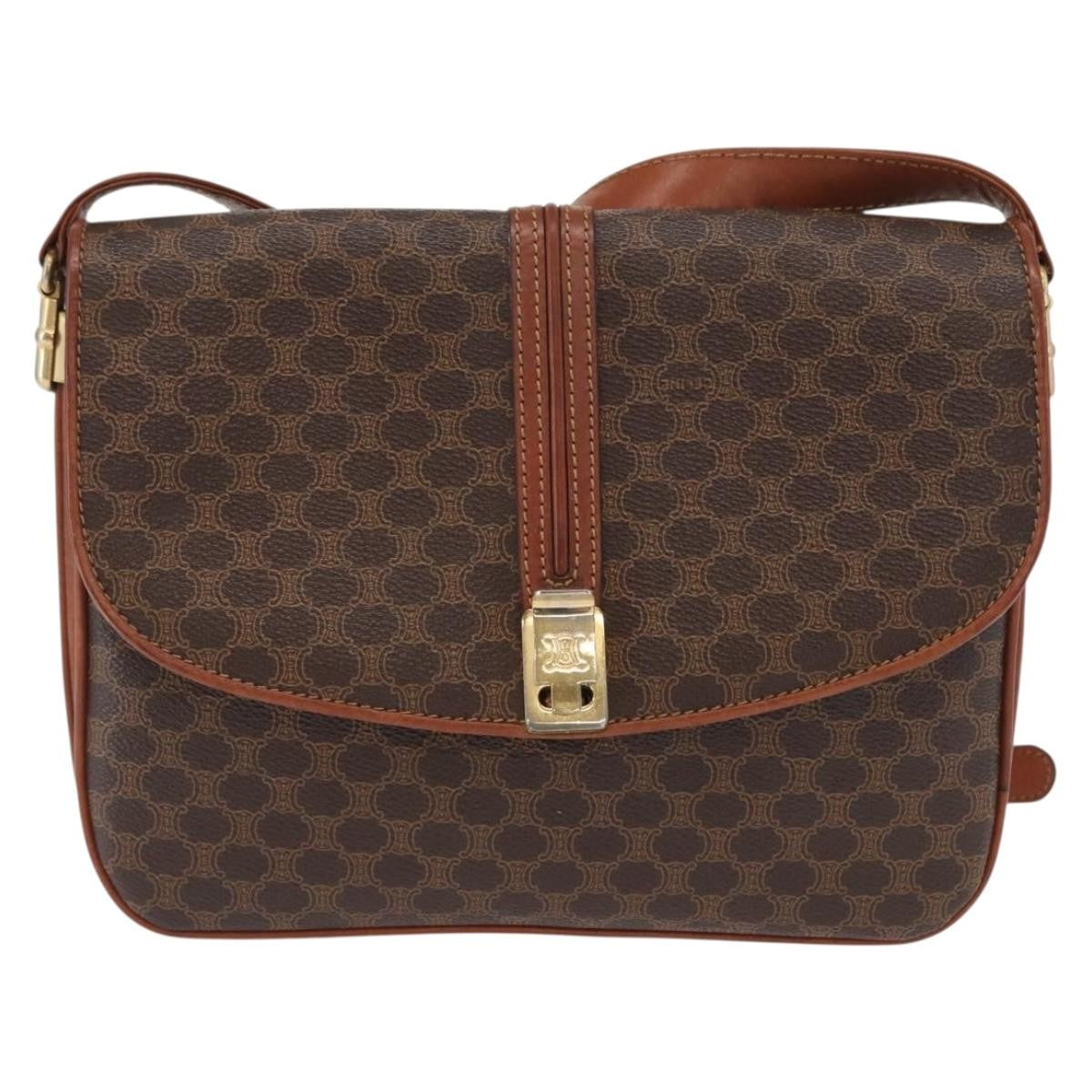 Celine Vintage Shoulder Bag Canvas