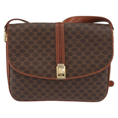 Celine Vintage Shoulder Bag Canvas