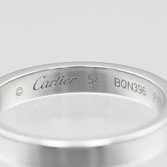 Cartier C de Cartier Wedding Band Ring Platinum