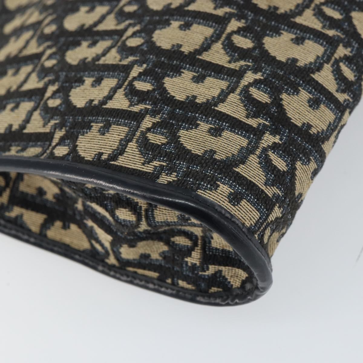 Christian Dior Vintage Trotter Shoulder Bag Canvas