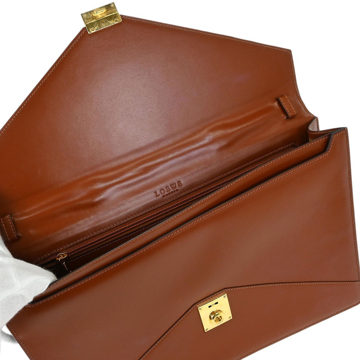 Loewe Leather Briefcase Leather