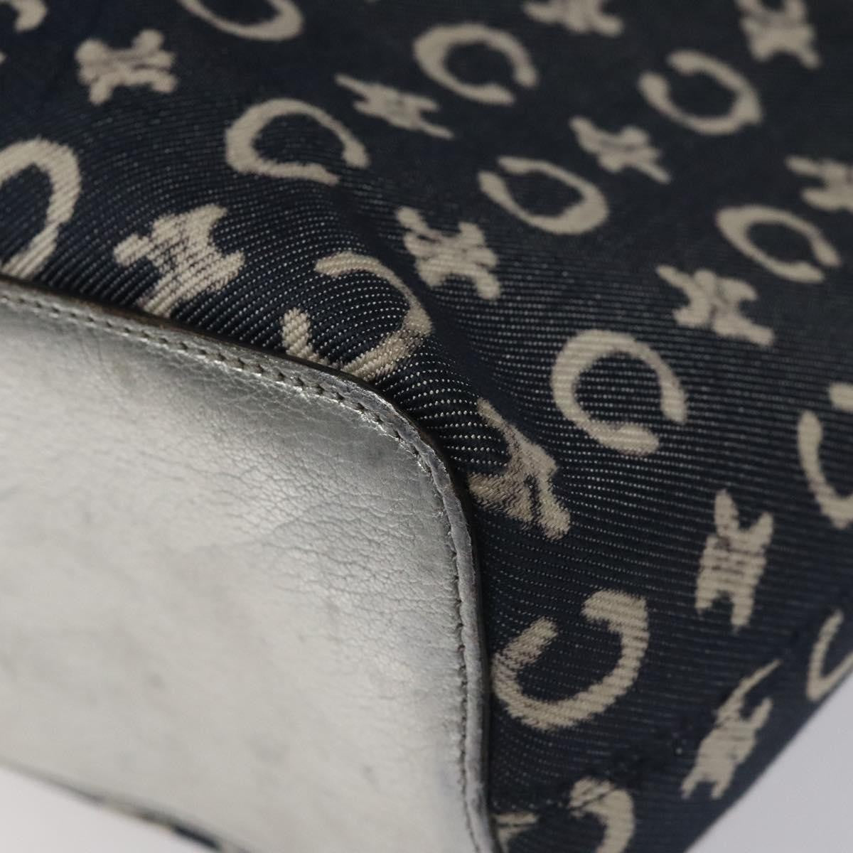 Celine C Sulky Shoulder bag Canvas and Leather